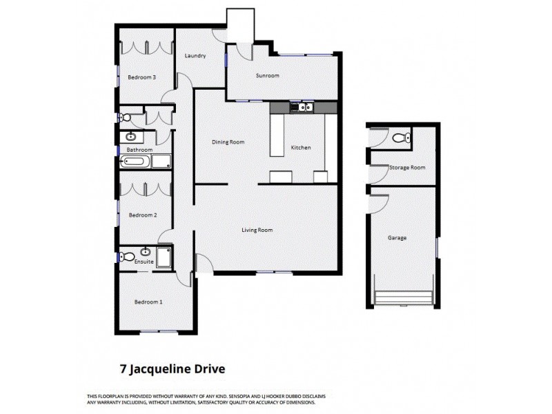 7 Jacqueline Drive, Dubbo NSW 2830 Floorplan