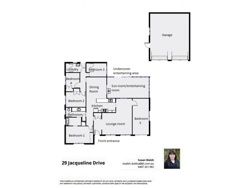 29 Jacqueline Drive, Dubbo NSW 2830 Floorplan