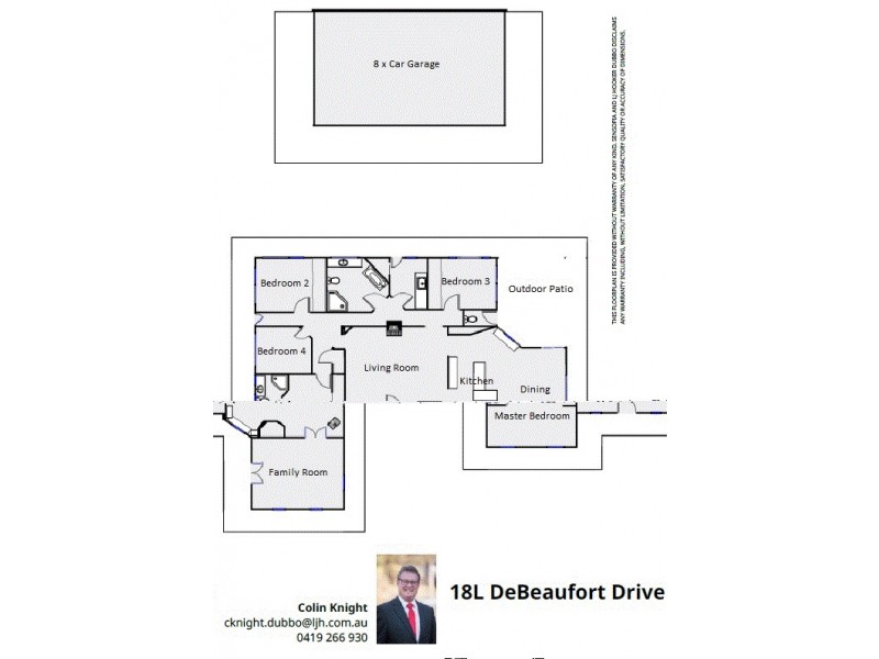 18L Debeaufort Drive, Dubbo NSW 2830 Floorplan