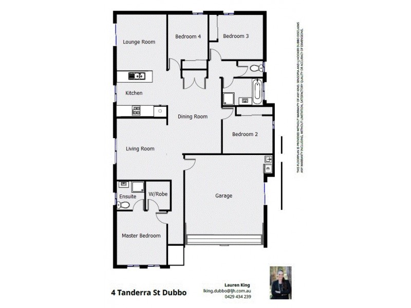 4 Tanderra Drive, Dubbo NSW 2830 Floorplan