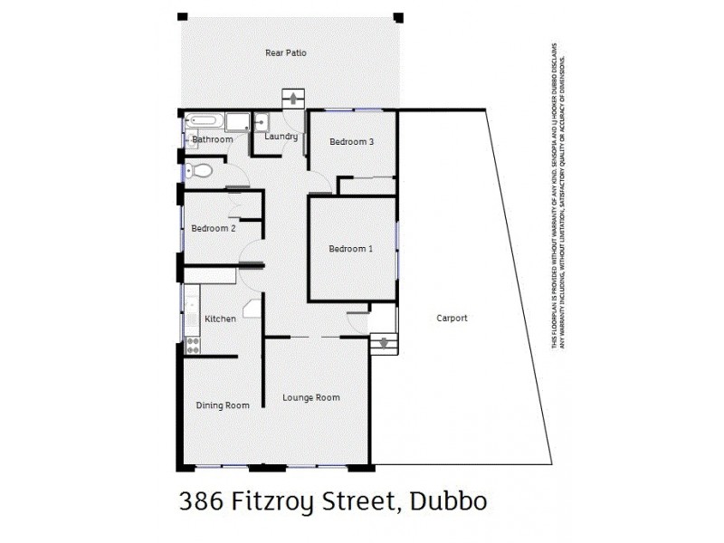 386 Fitzroy Street, Dubbo NSW 2830 Floorplan