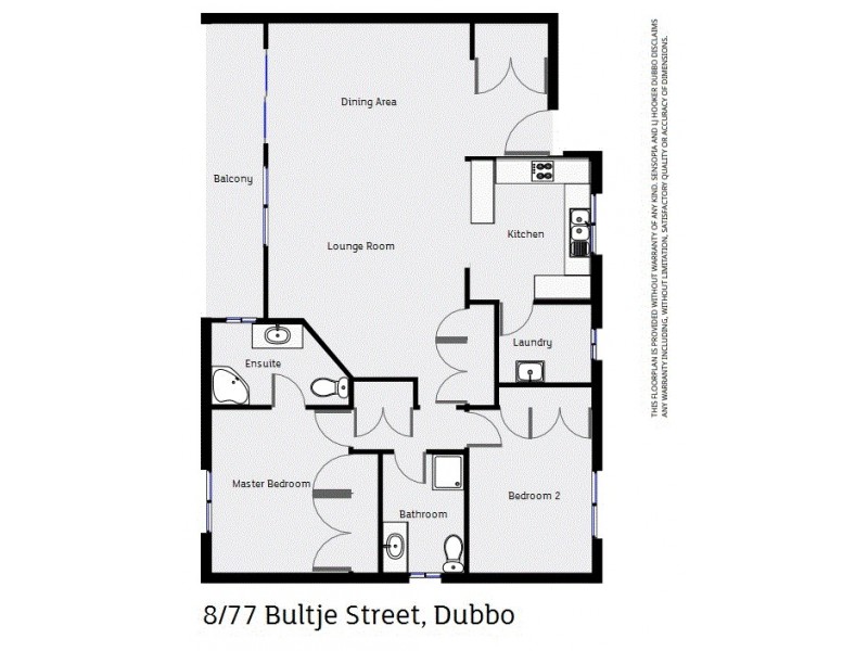 8/77 Bultje St, Dubbo NSW 2830 Floorplan