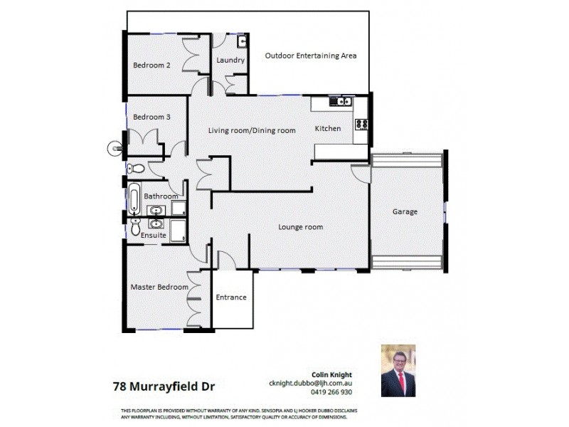 78 Murrayfield Drive, Dubbo NSW 2830 Floorplan