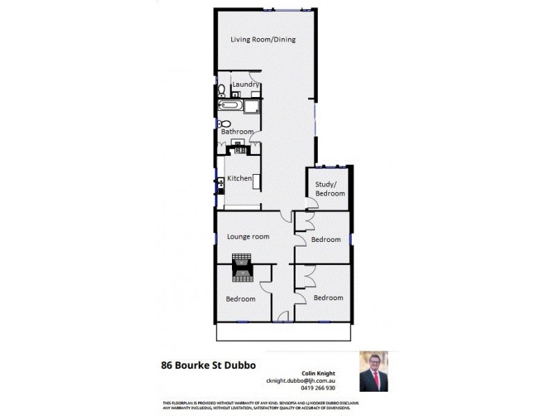 86 Bourke Street, Dubbo NSW 2830 Floorplan
