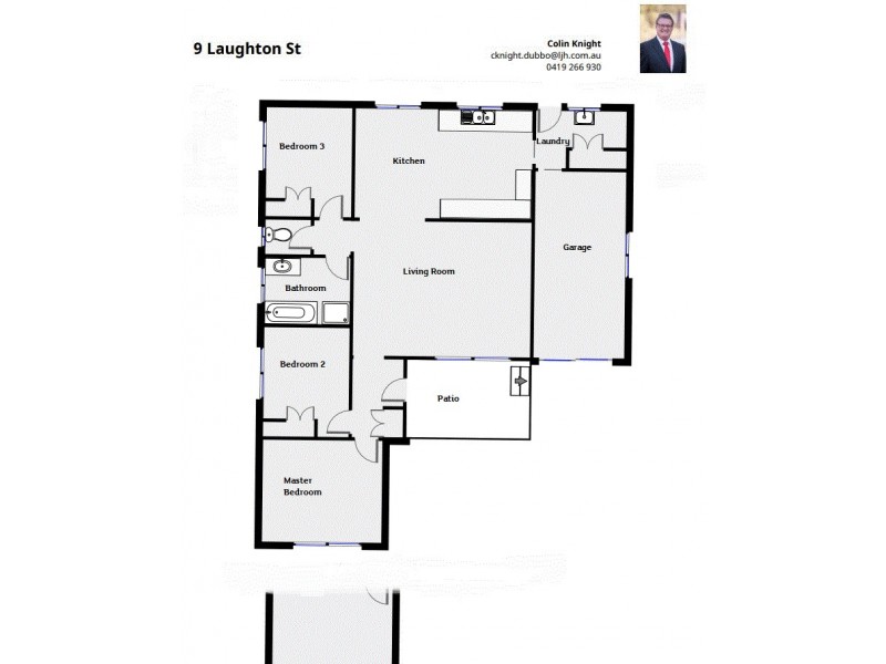 9 Laughton Street, Dubbo NSW 2830 Floorplan