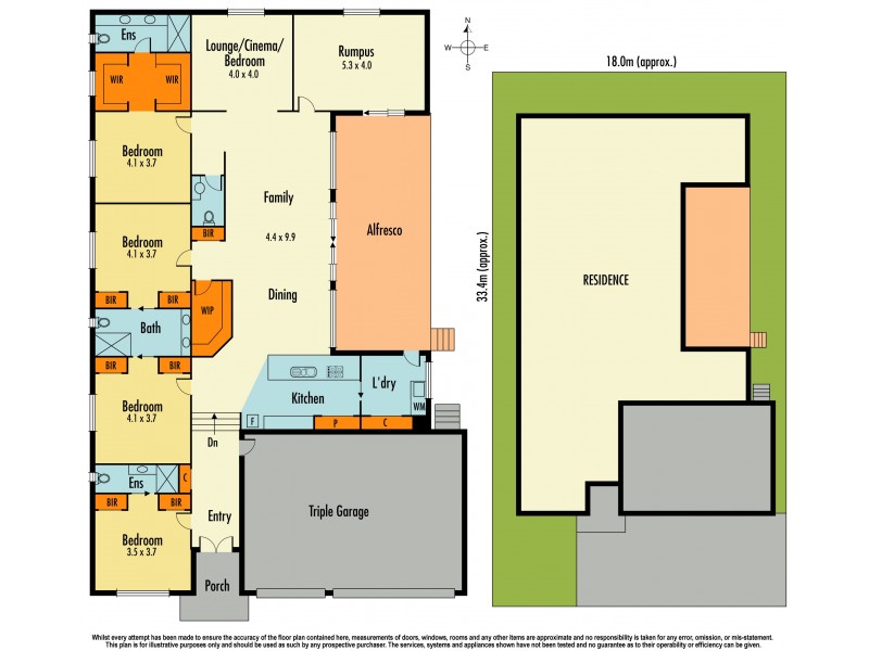 2 Loren Court, Endeavour Hills VIC 3802 Floorplan