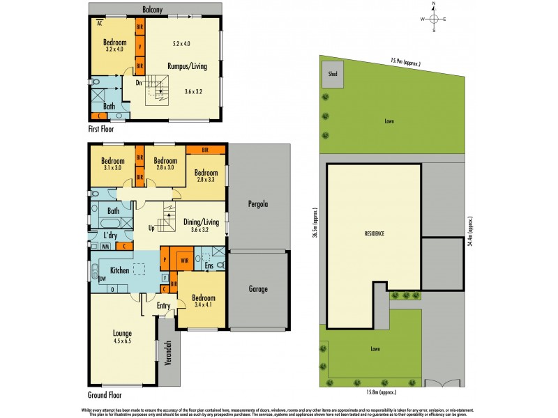 3 Turner Court, Dandenong VIC 3175 Floorplan
