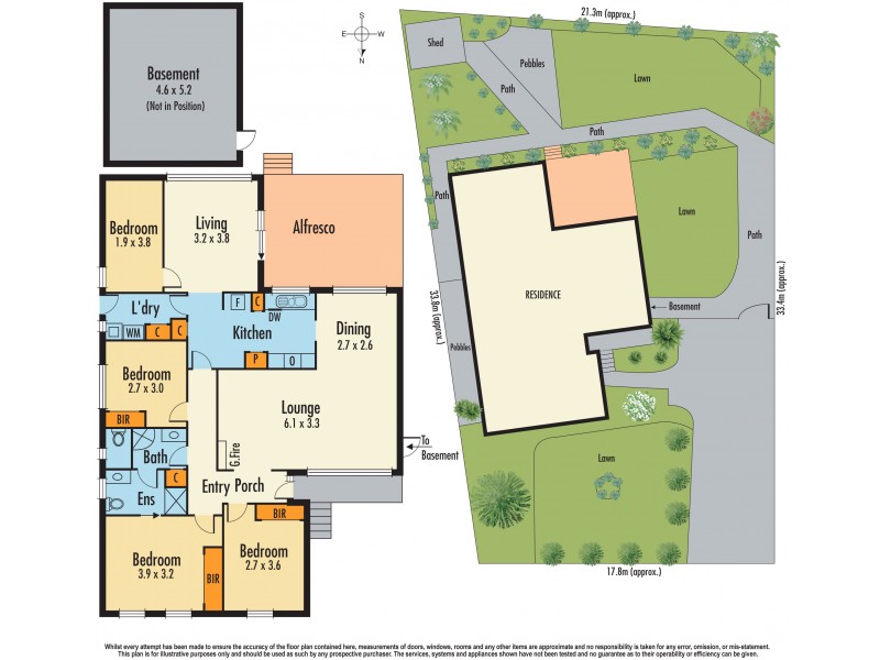3 Hardman Court, Endeavour Hills VIC 3802 Floorplan
