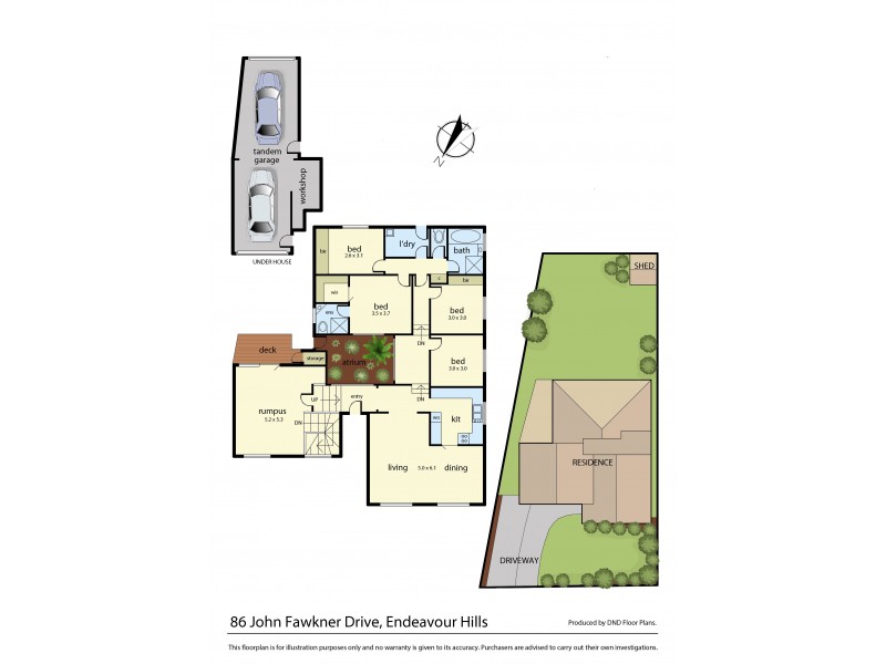 86 John Fawkner Drive, Endeavour Hills VIC 3802 Floorplan