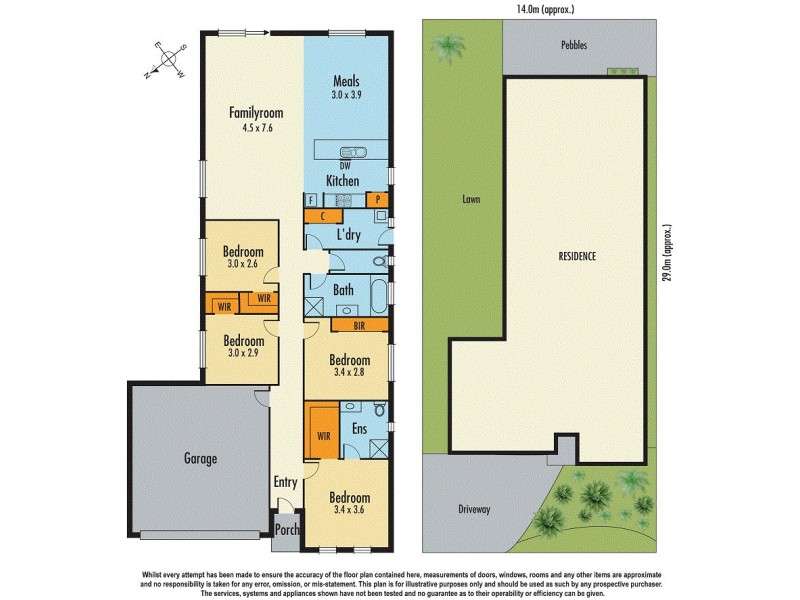 13 Myhaven Circuit, Carrum Downs VIC 3201 Floorplan