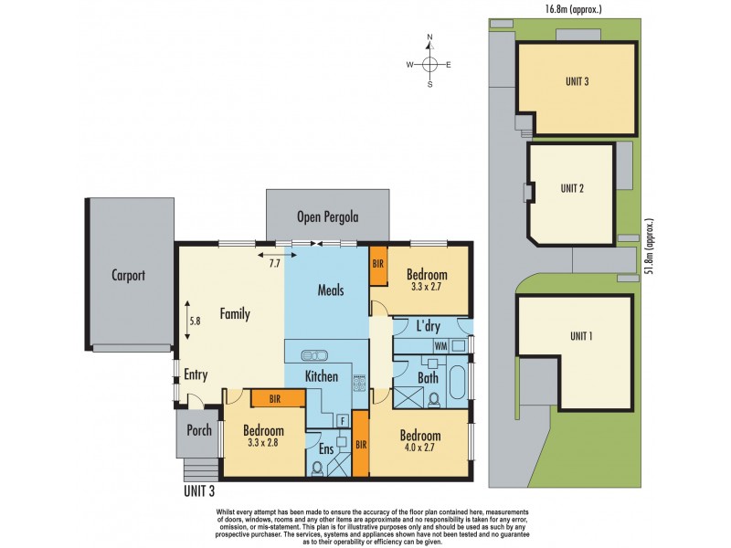 3/5 Allison Avenue, Eumemmerring VIC 3177 Floorplan