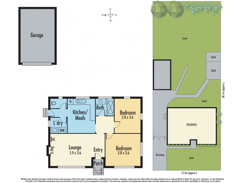 3 Rose Drive, Doveton VIC 3177 Floorplan