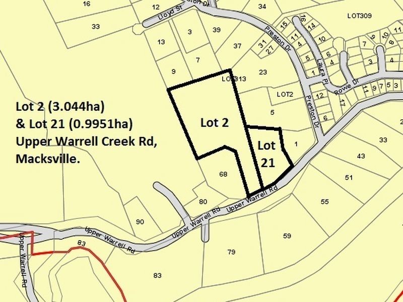 Lots 2 & 2 Upper Warrell Creek Road, Macksville NSW 2447