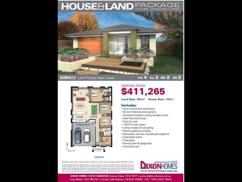 Lot 5 Mimiwali Drive, Bonville NSW 2441