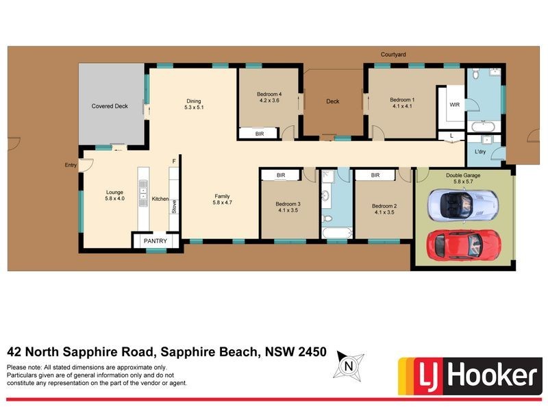 42 North Sapphire Road, Sapphire Beach NSW 2450