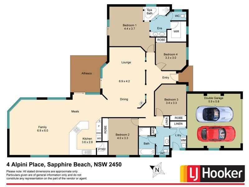 4 Alpini Place, Sapphire Beach NSW 2450