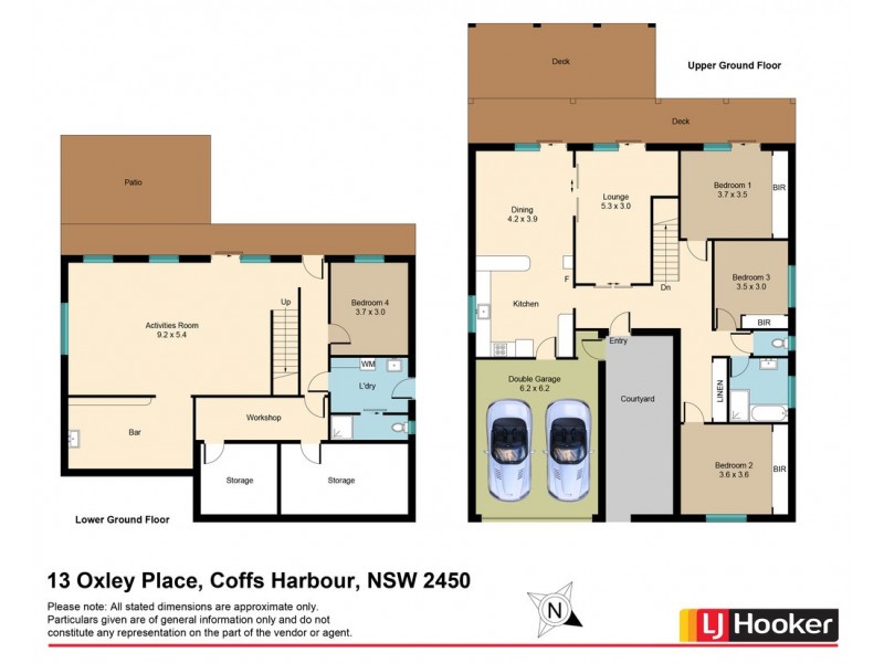 13 Oxley Place, Coffs Harbour NSW 2450 Floorplan