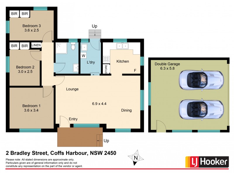 2 Bradley Street, Coffs Harbour NSW 2450 Floorplan