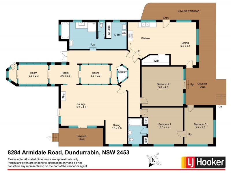 8284 Armidale Road, Tyringham NSW 2453 Floorplan