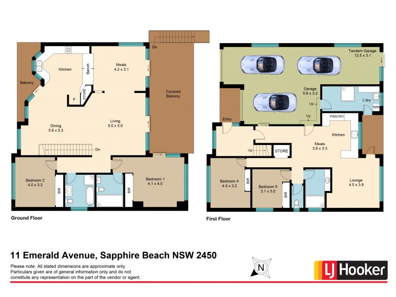 11 Emerald Avenue, Sapphire Beach NSW 2450 Floorplan
