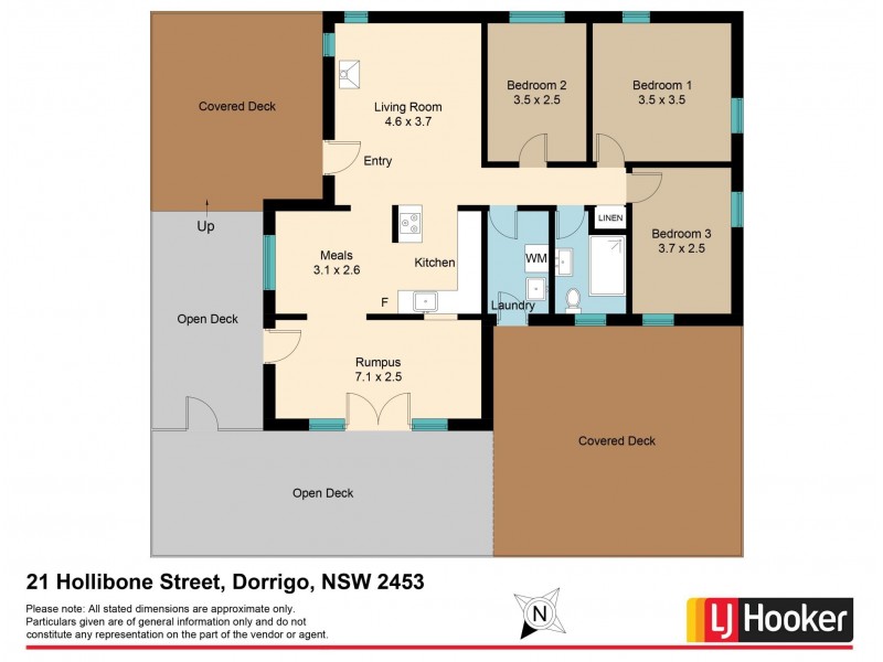 21 Hollibone Street, Dorrigo NSW 2453 Floorplan