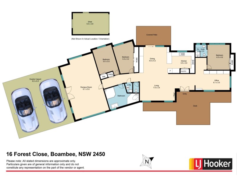 16 Forest Close, Boambee NSW 2450 Floorplan