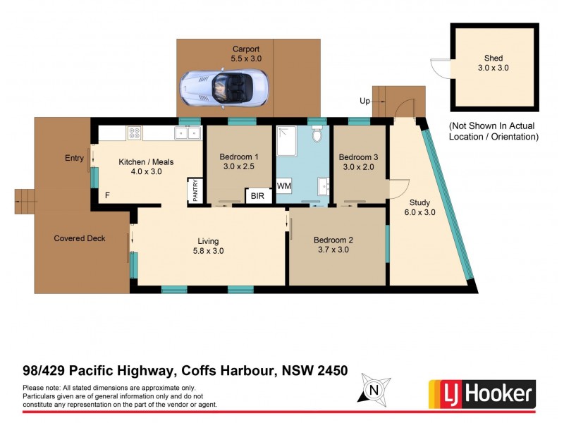 98/429 Pacific Highway, Coffs Harbour NSW 2450 Floorplan
