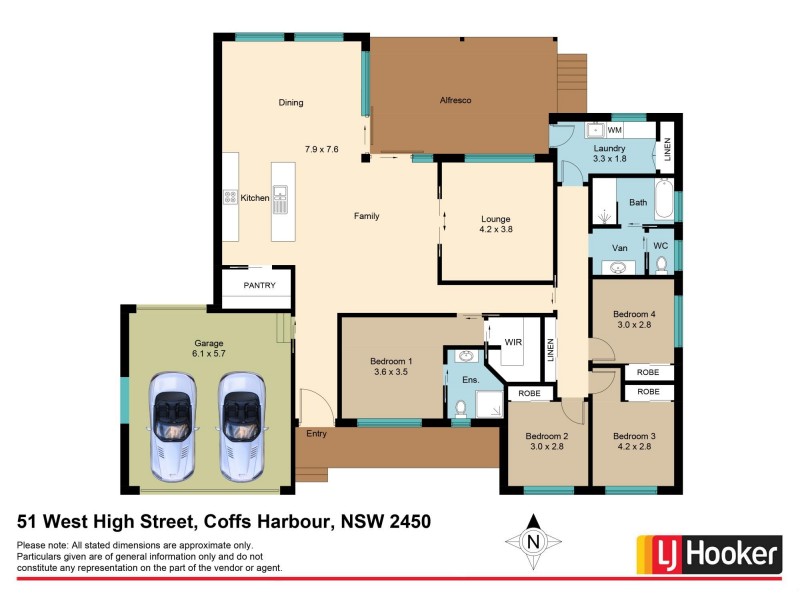 51 West High Street, Coffs Harbour NSW 2450 Floorplan