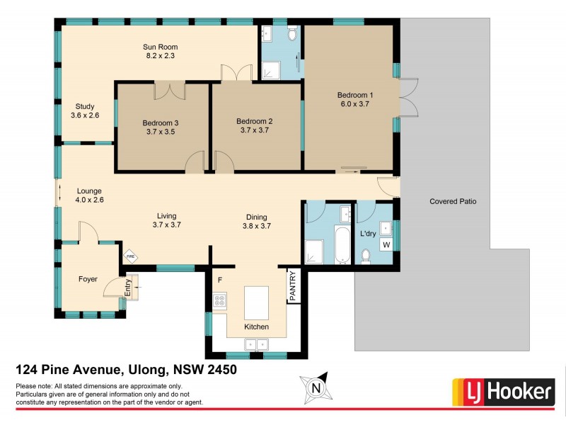 124 Pine Avenue, Ulong NSW 2450 Floorplan