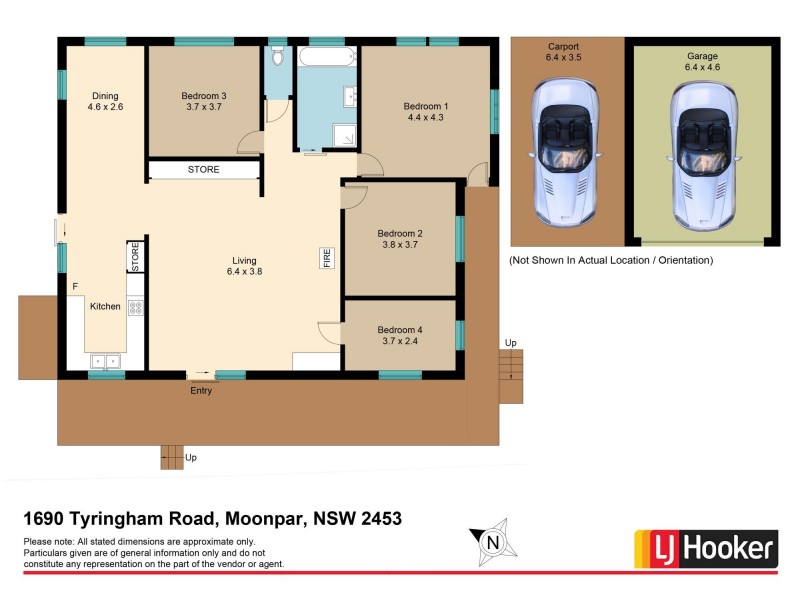 1690 Tyringham Road, Moonpar NSW 2453 Floorplan