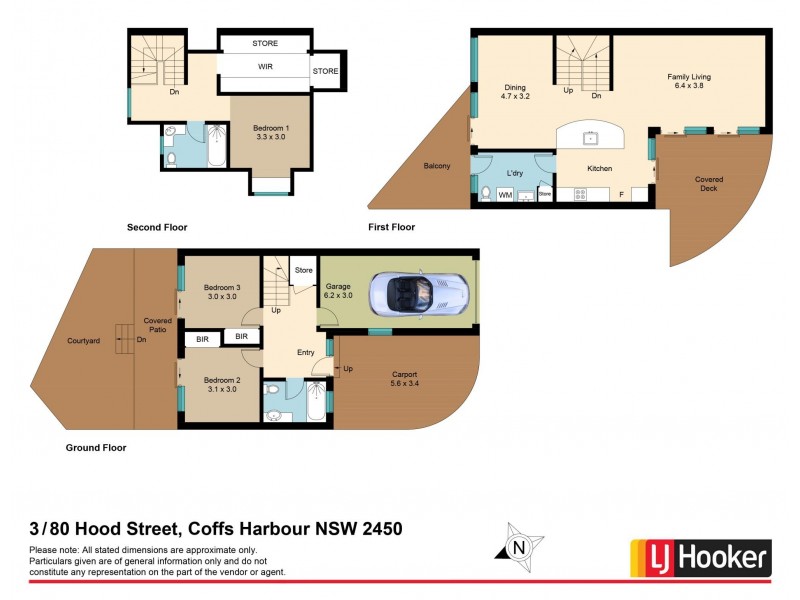 3/80 Hood Street, Coffs Harbour NSW 2450 Floorplan