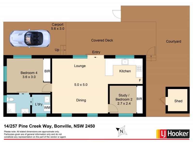 14/257 Pine Creek Way, Bonville NSW 2441 Floorplan