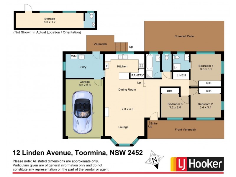 12 Linden Avenue, Toormina NSW 2452 Floorplan