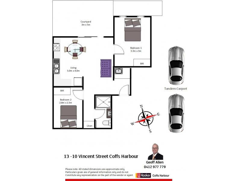 13/10 Vincent Street, Coffs Harbour NSW 2450 Floorplan