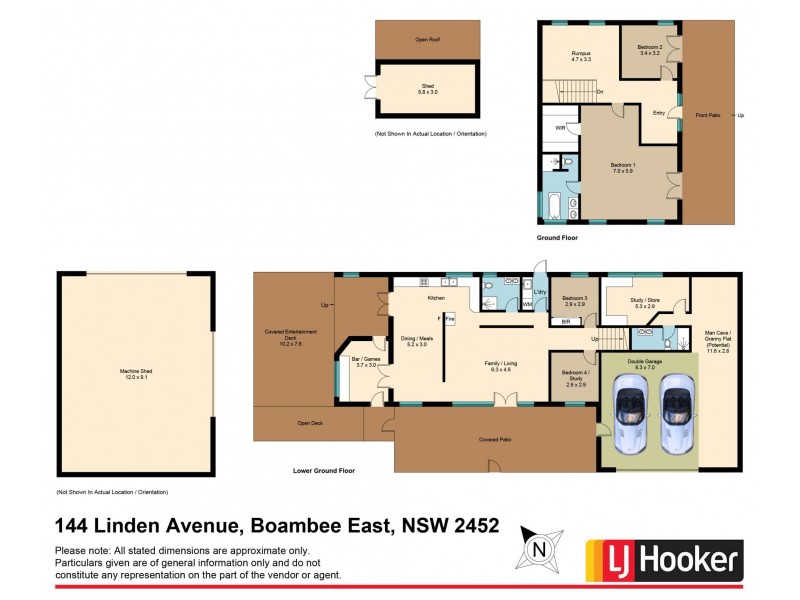 144 Linden Avenue, Boambee East NSW 2452 Floorplan