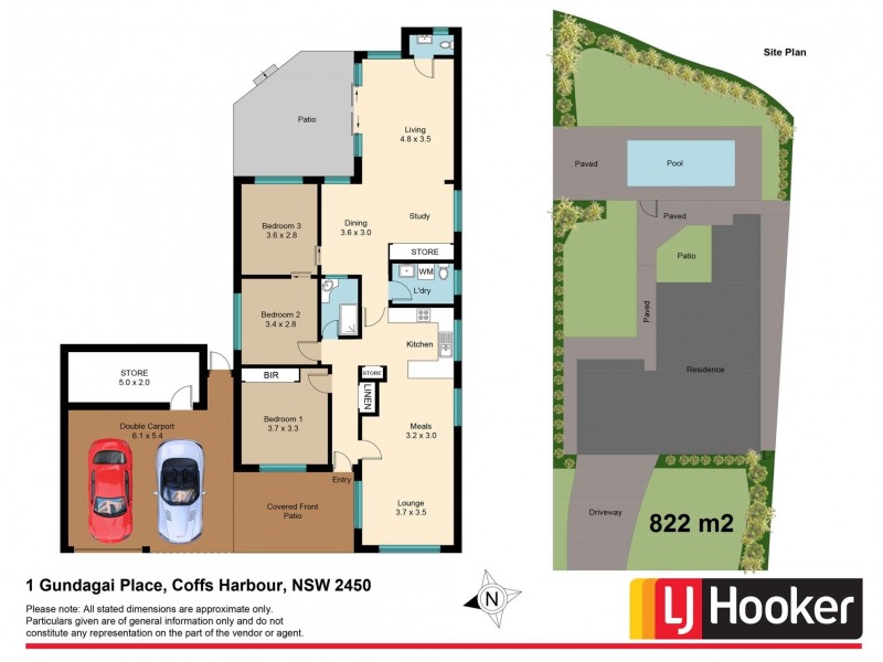 1 Gundagai Place, Coffs Harbour NSW 2450 Floorplan