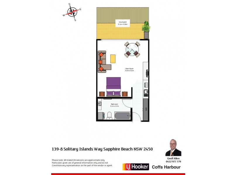139/8 Solitary Islands Way, Sapphire Beach NSW 2450 Floorplan