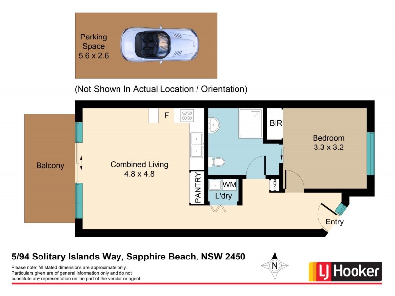 55/94 Solitary Islands Way, Sapphire Beach NSW 2450 Floorplan