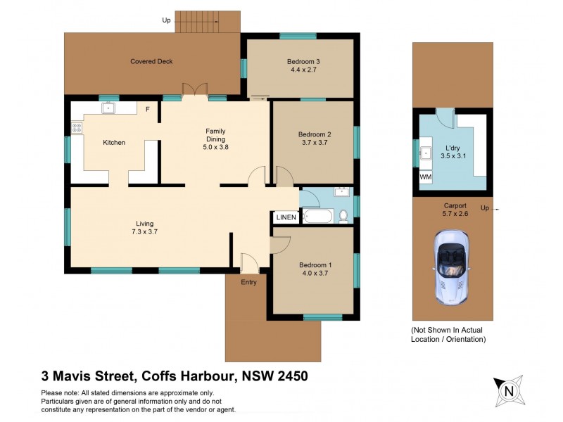 3 Mavis Street, Coffs Harbour NSW 2450 Floorplan