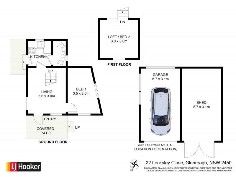 22 Locksley Close, Glenreagh NSW 2450 Floorplan