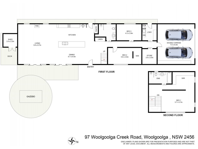 97 Woolgoolga Creek Road, Woolgoolga NSW 2456 Floorplan