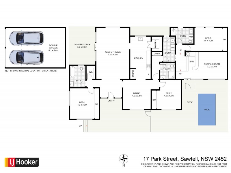 17 Park Street, Sawtell NSW 2452 Floorplan