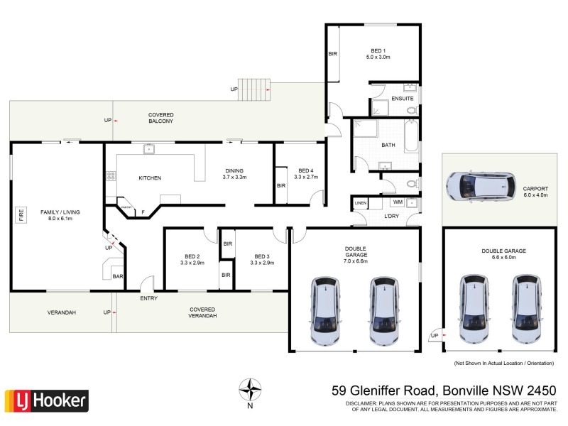 59 Gleniffer Road, Bonville NSW 2441 Floorplan