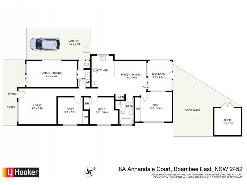 8a Annandale Court, Boambee East NSW 2452 Floorplan