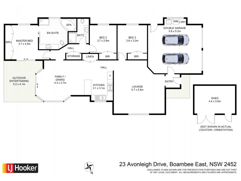 23 Avonleigh Drive, Boambee East NSW 2452 Floorplan