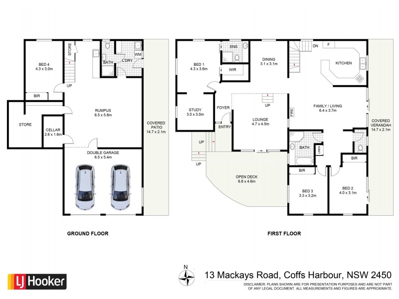 13 Mackays Road, Coffs Harbour NSW 2450 Floorplan