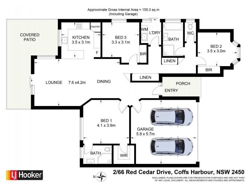 2/66 Red Cedar Drive, Coffs Harbour NSW 2450