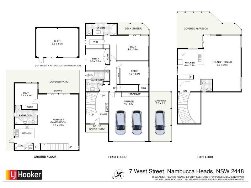 7 West Street, Nambucca Heads NSW 2448 Floorplan
