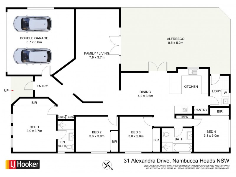 31 Alexandra Drive, Nambucca Heads NSW 2448 Floorplan