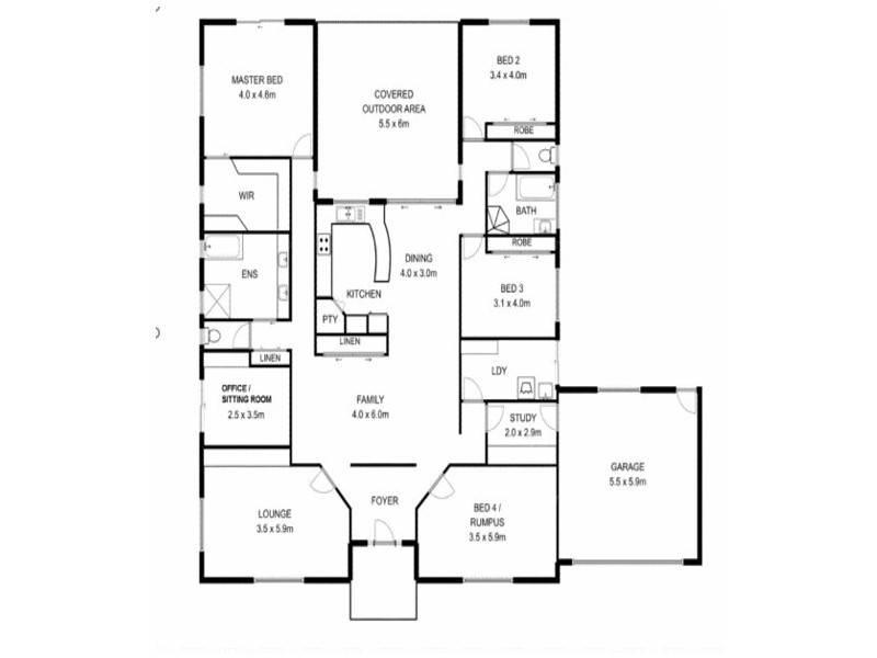 33 Waterford Drive, Gumma NSW 2447 Floorplan